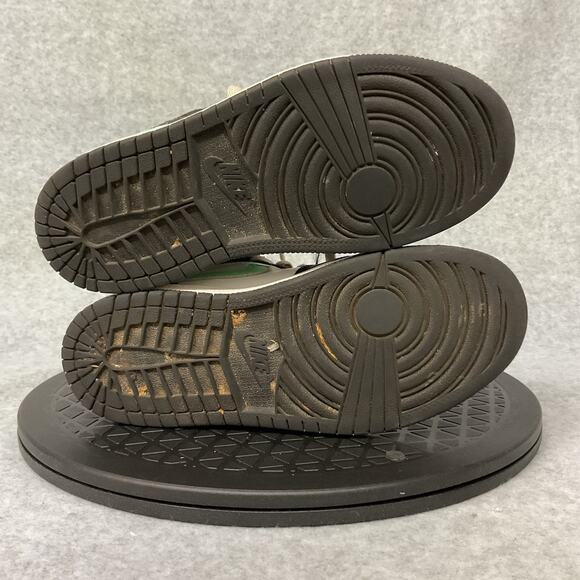 Nike Jordan 1 Mid Green Glow Preschool Kids Size 2Y DQ8424-103 Mid Top - Picture 5 of 5